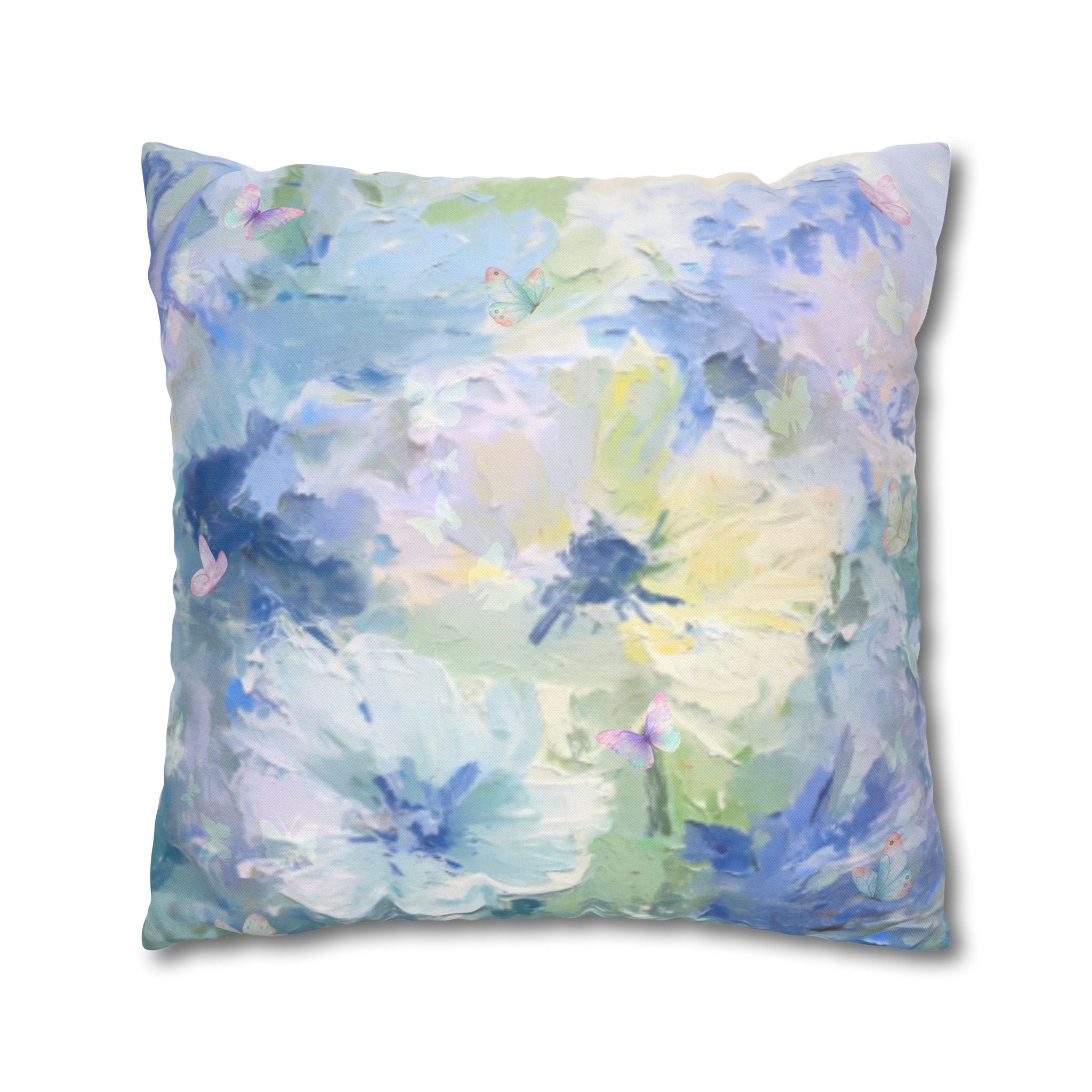 Watercolor Daydream Square Décor Pillow