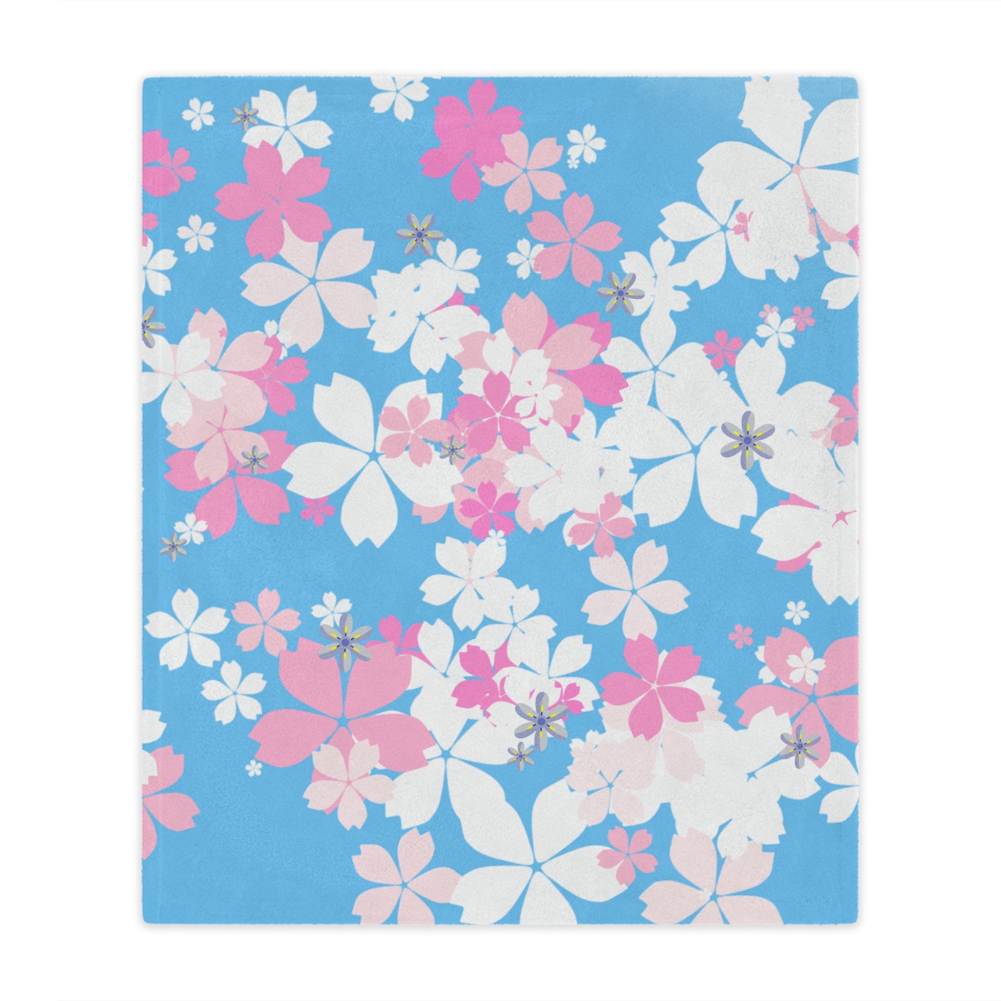 Morning Blossom Mist Throw Blanket