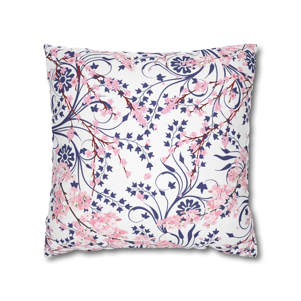 Cherry Blossom Reverie Square Décor Pillow