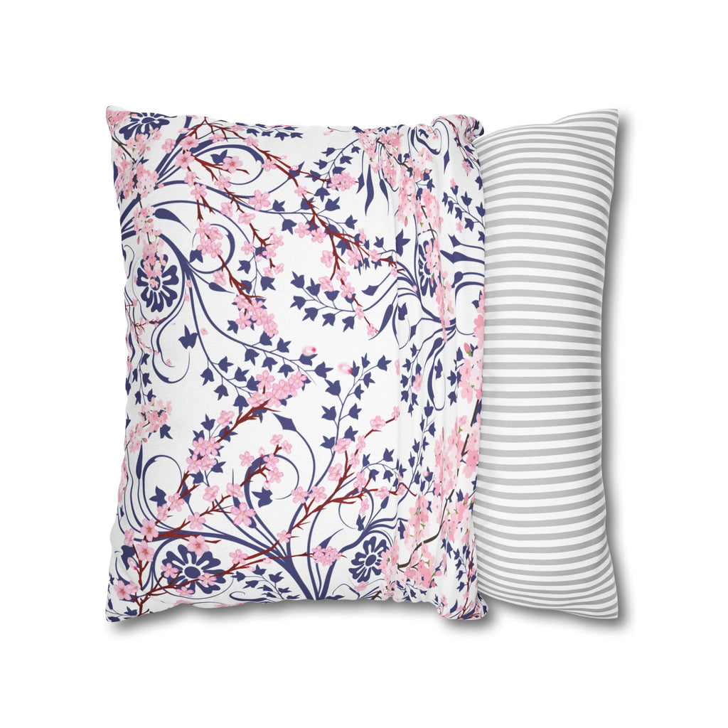 Cherry Blossom Reverie Square Décor Pillow