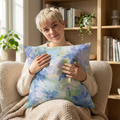 Watercolor Daydream Square Décor Pillow