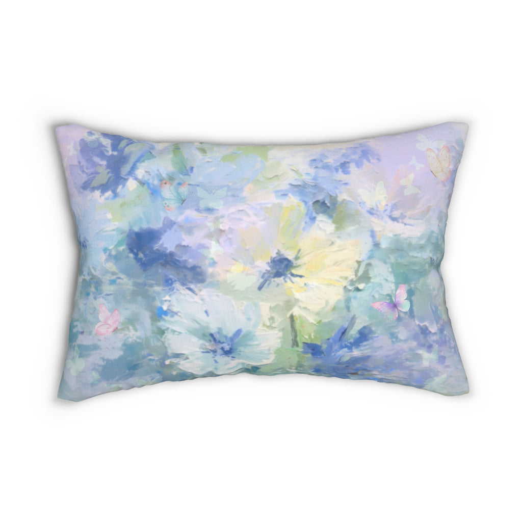 Watercolor Daydream Lumbar Pillow