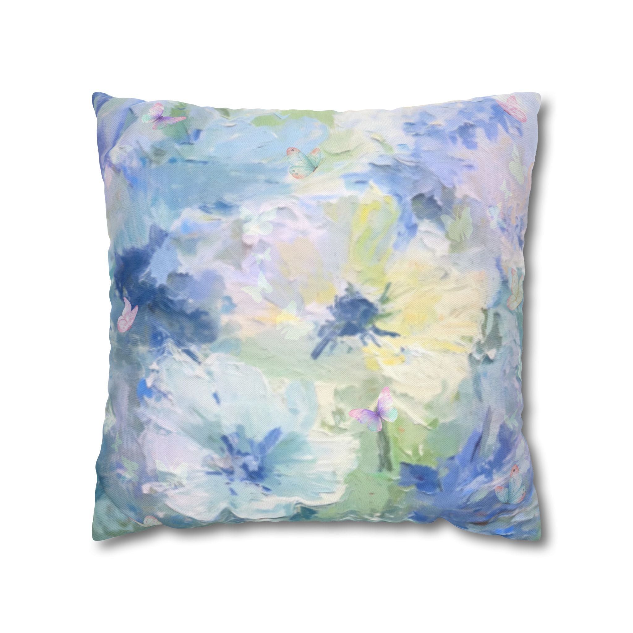 Watercolor Daydream Square Décor Pillow