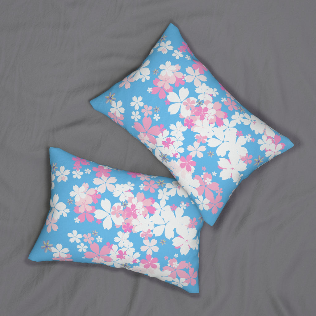 Morning Blossom Mist Lumbar Pillow