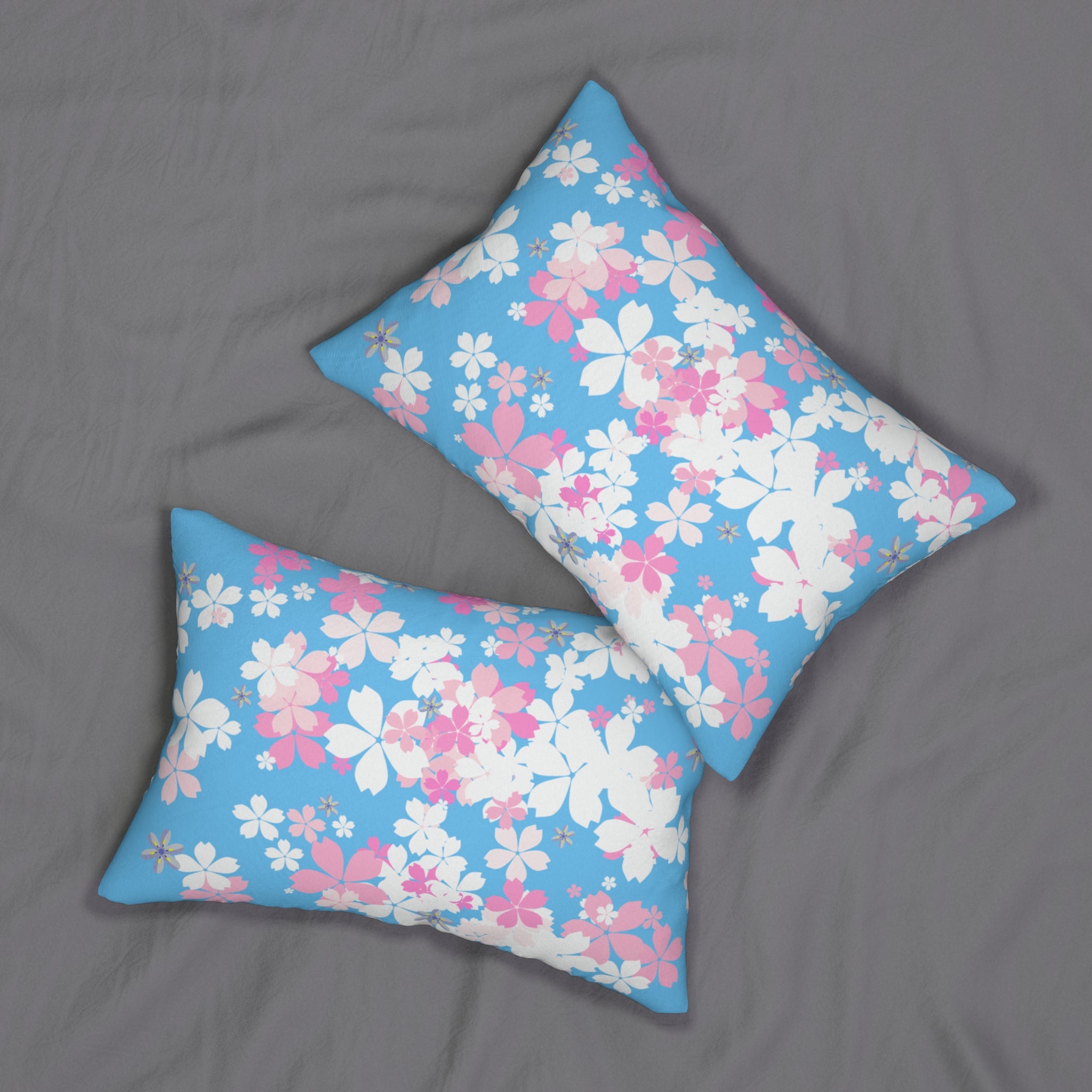 Morning Blossom Mist Lumbar Pillow