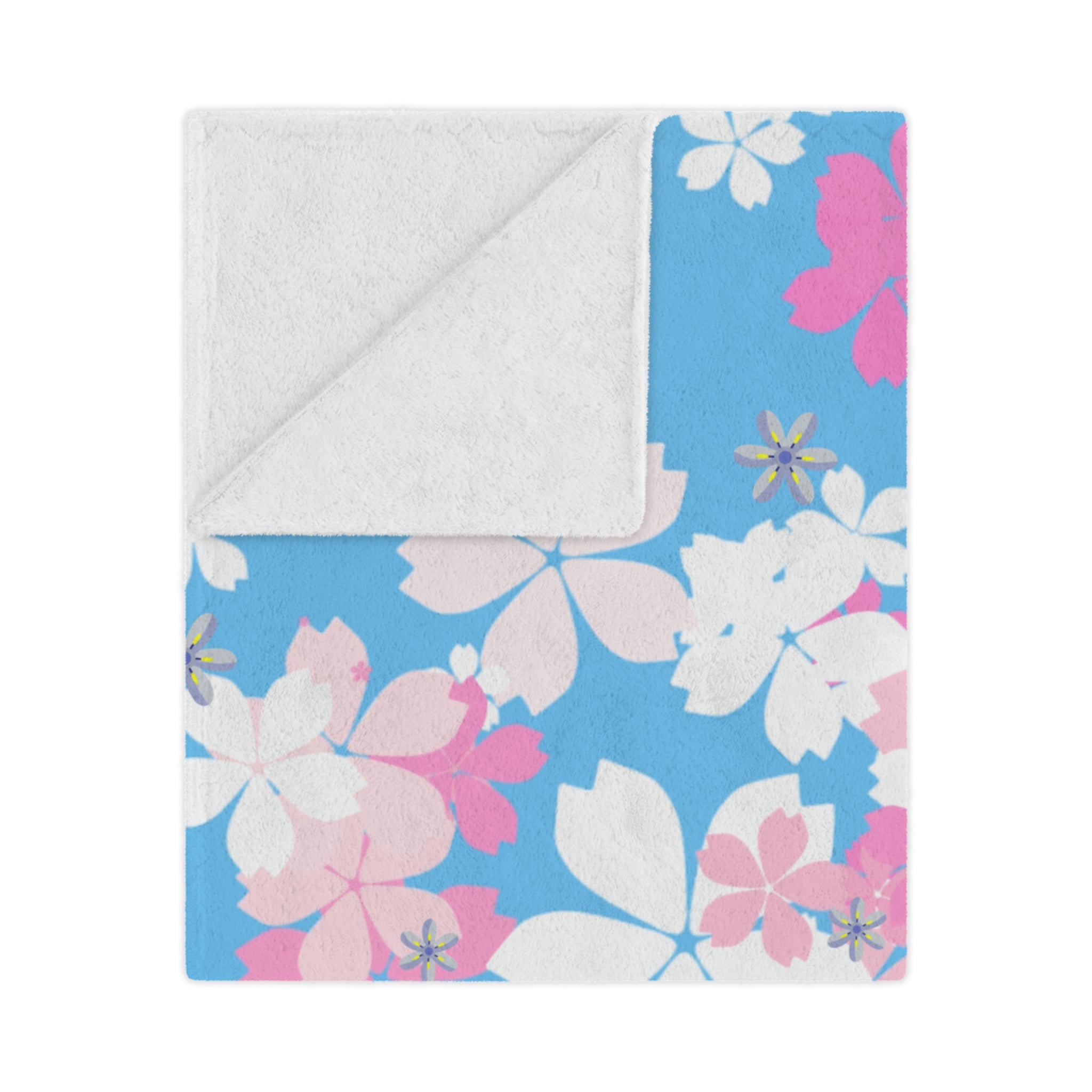 Morning Blossom Mist Throw Blanket