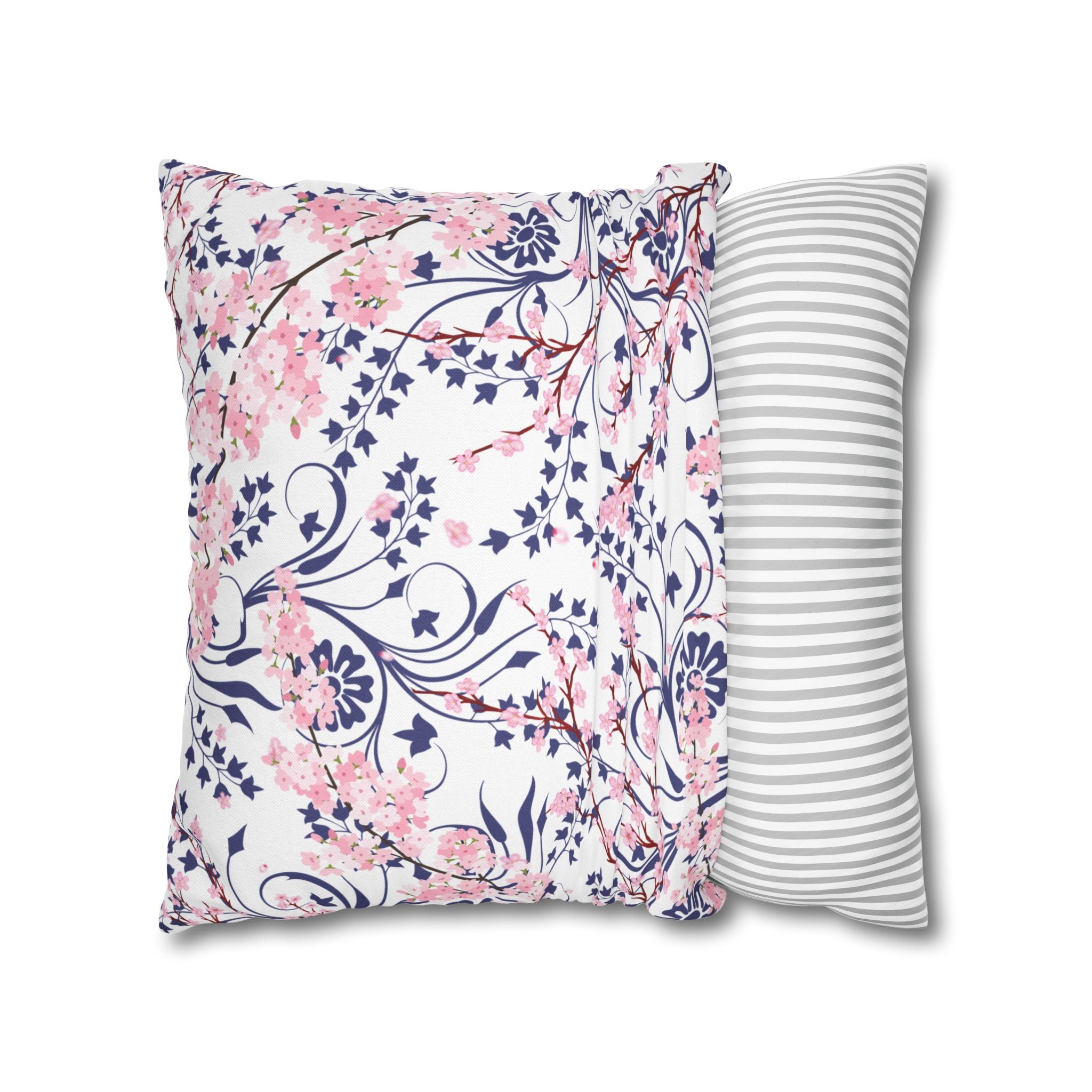 Cherry Blossom Reverie Square Décor Pillow