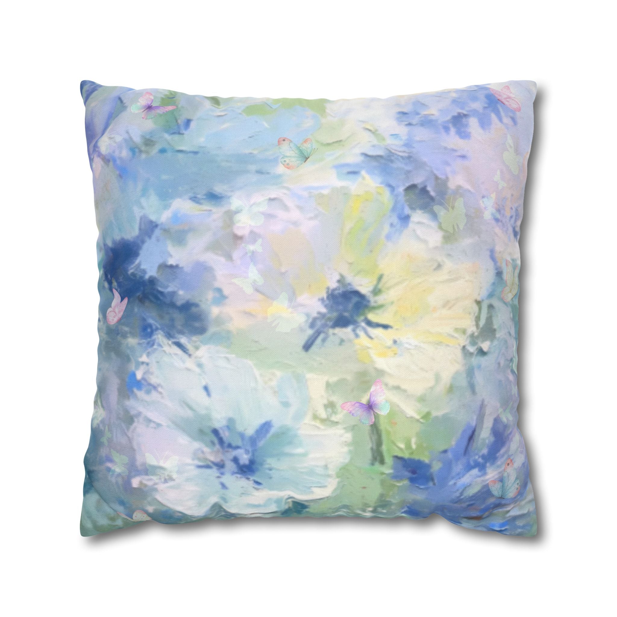 Watercolor Daydream Square Décor Pillow