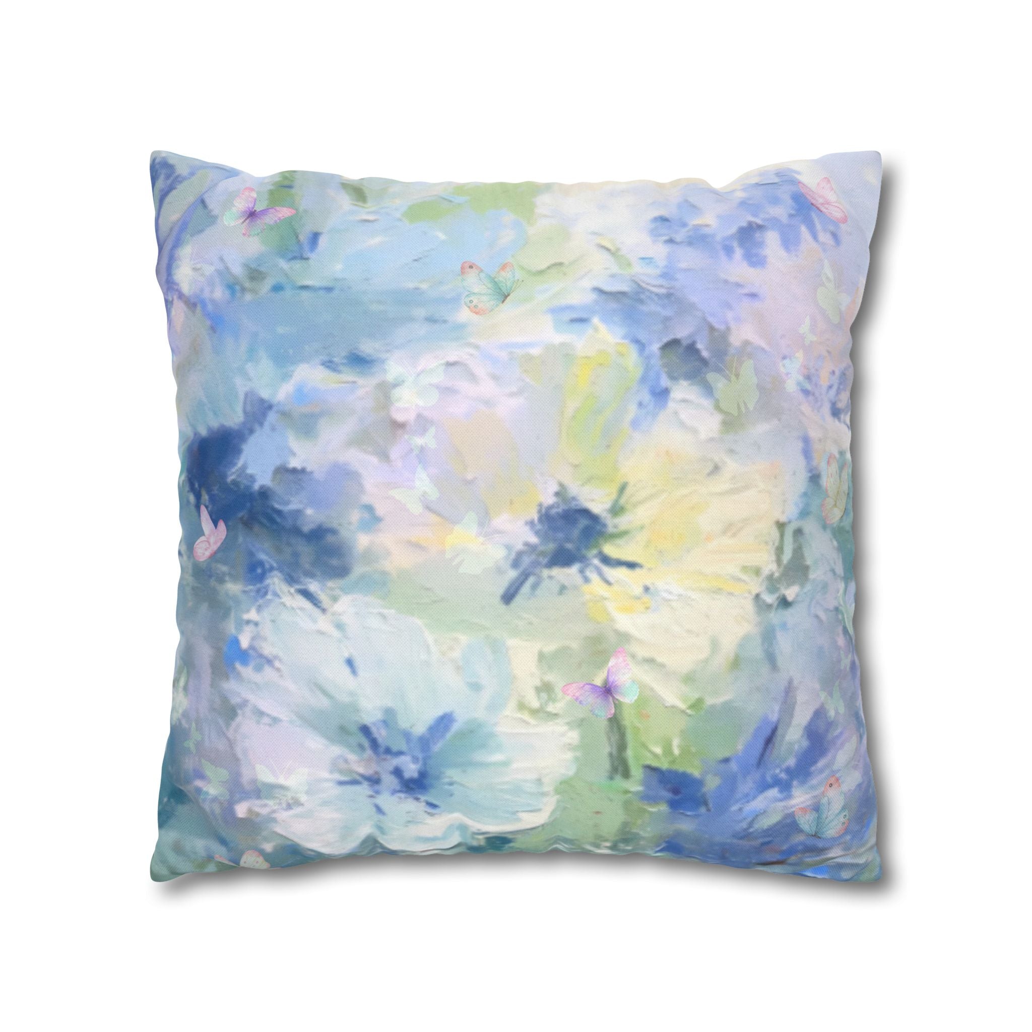 Watercolor Daydream Square Décor Pillow