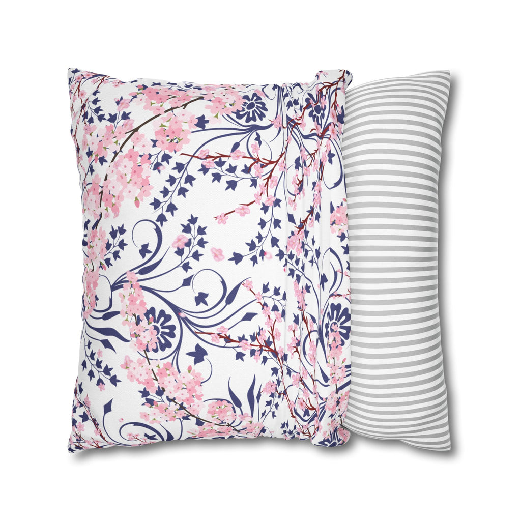 Cherry Blossom Reverie Square Décor Pillow