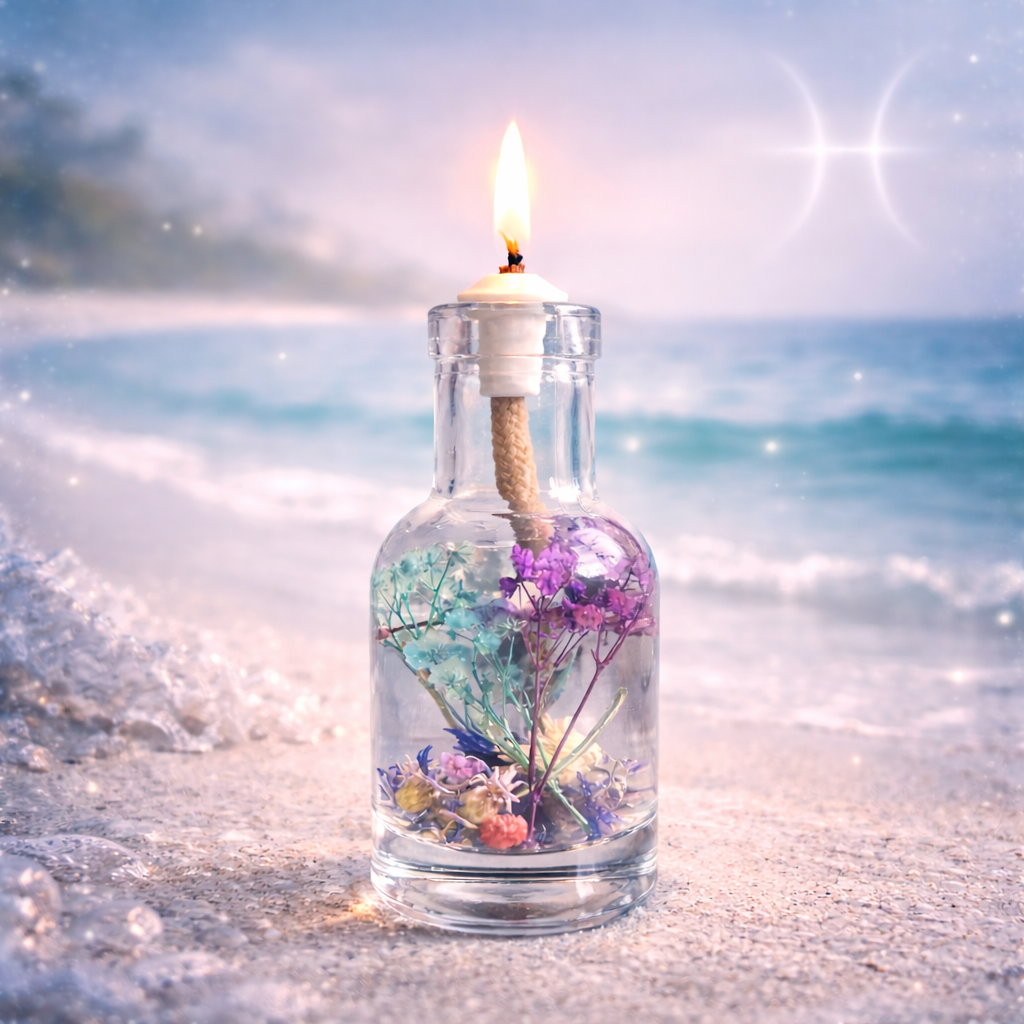 Pisces Zodiac Candle - For the Gentle Soul Who Feels Everything Deeply