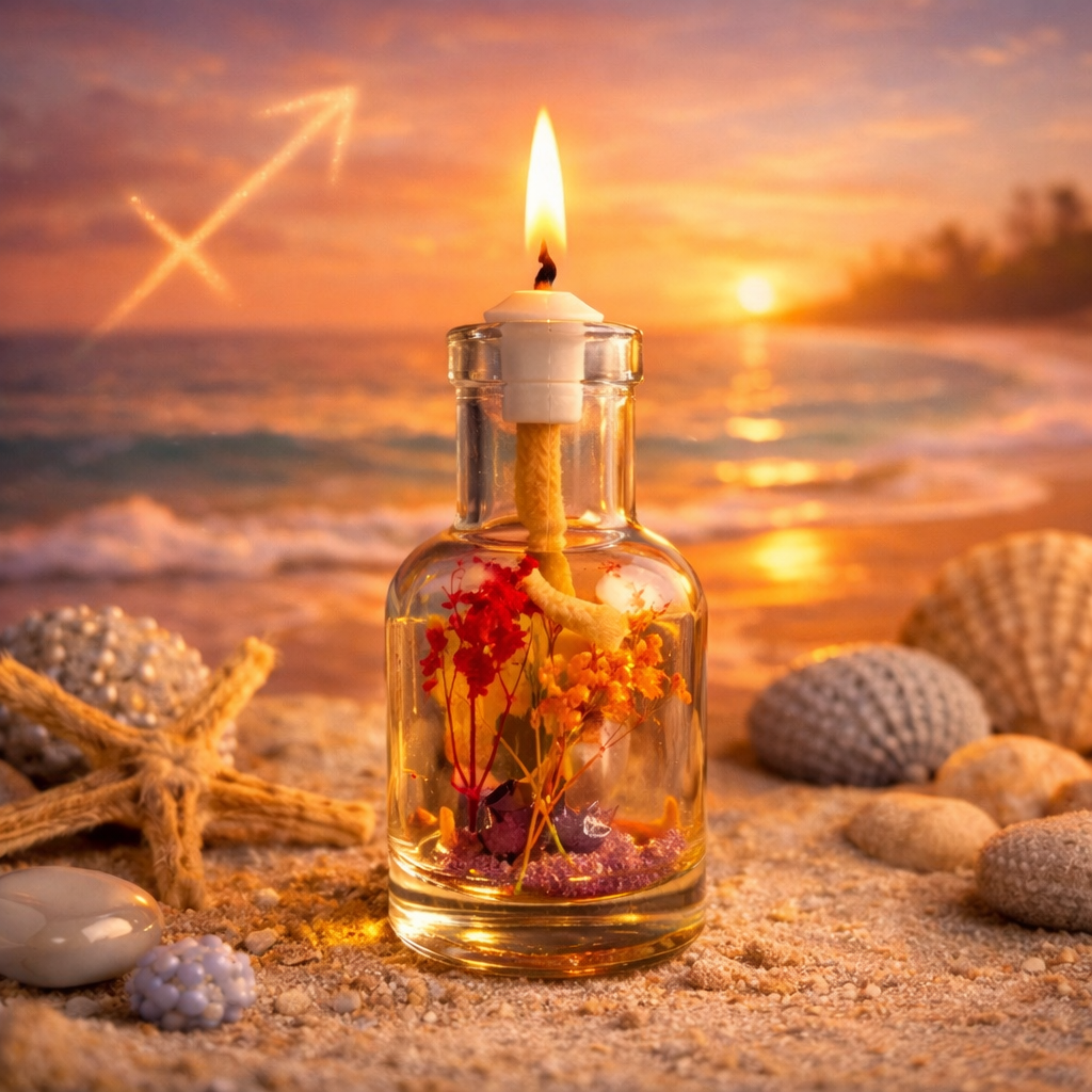 Sagittarius Zodiac Candle - For the Free Spirit Who Lights Up Your World