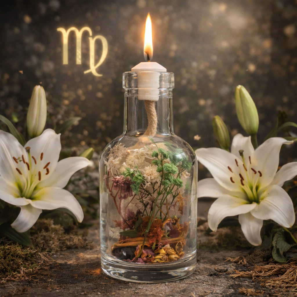 Virgo Zodiac Candle For the One Who Shows Love in the Smallest Details